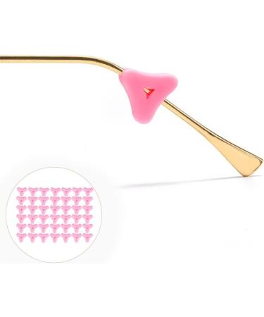 Beavorty 20 Pair Anti-Slip Glasses Ear Handles - Comfortable Silicone Holders for Sunglasses & Glasses | Black & Pink Accessories - Buy Online on GoSupps.com
