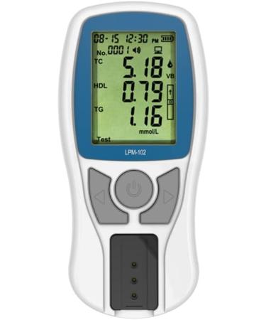 Lipid Test Meter Cholesterol Meter Cholesterol Test Meter Cholesterol Test Kit Analyzer + 5 Chips - Buy Online on GoSupps.com