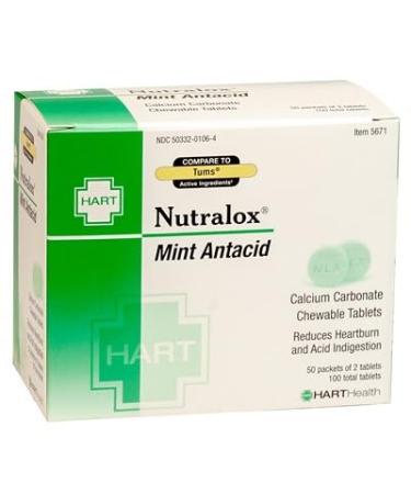 HART Health Nutralox Mint Antacid 100 Chewable Tablets