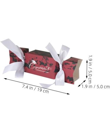 ULTECHNOVO 50pcs Boxes Graduation Candy Box Gift Boxes Candy Case Graduation Treat Boxes Candy Supply Party Candy Holder Graduation Party Favor Boxes Multifunction Container Paper 1 count (Pack of 1) Red - Buy Online on GoSupps.com