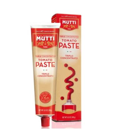 Mutti Triple Concentrated Italian Tomato Paste Tube 6.53 Ounce 6.53 Ounce (Pack of 1)