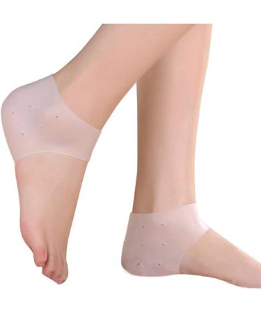 Heel Pain Relief: 6 Pack Gel Heel Cups and Socks for Cracked Feet - Blister Prevention & Support - Buy Online on GoSupps.com