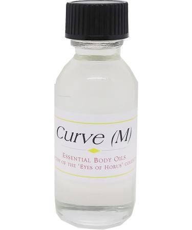 Curve - Type LC For Men Scented Body Oil Fragrance Regular Cap - Clear - 1 oz. - ID#6277 1 Fl Oz (Pack of 1)