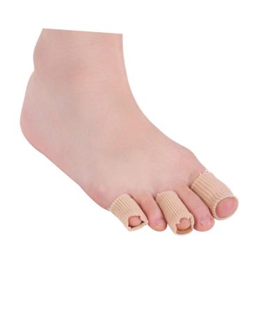 8 Pcs Elastic Toe Protectors for Women - Hammer Toe Bandages and Pinky Toe Tubes - Reusable and Cuttable Protector Sleeves - Buy Online on GoSupps.com