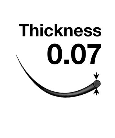 EMILYSTORES 0.07mm C Curl 12mm Silk Mink Eyelash Extensions - Quality Fake Lashes in 1 Tray - International Shipping Available - Buy Online on GoSupps.com