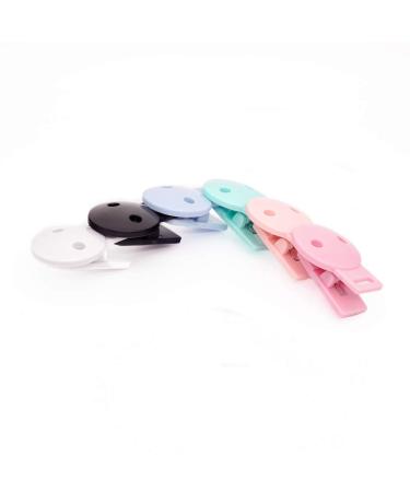 18pcs Round Plastic Pacifier Clip Clasps for DIY Soother Holder - Baby Accessories - Buy Online on GoSupps.com