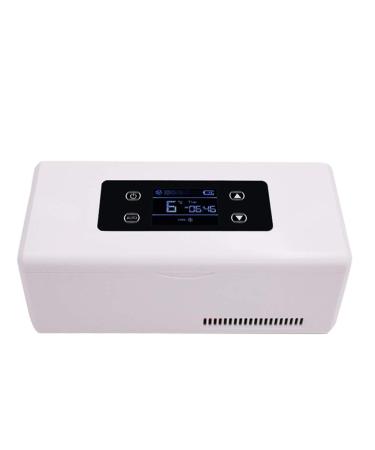 Smart Small Refrigerator - Portable Insulin Freezer 2-8 C Interferon/Serum/Eye Drops Drug Storage Box Powerful Cooling/Hd Led Display