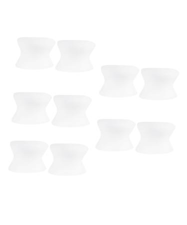 minkissy 5 Pairs Hallux Pad Big Separation Varus Pad Overlapping Pad Straightener Separators Bunion