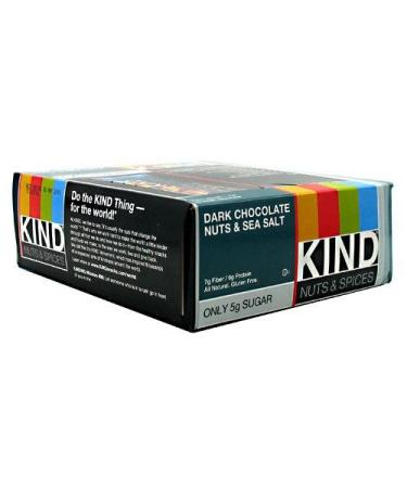 Kind Dark Chocolate Nuts & Sea Salt, 14Oz, (12 bars/box)