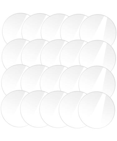 SEWACC 60 Pcs Acrylic Round Sheet Round Acrylic Board Acrylic Boards for DIY Multifunction Key Chain - Buy Online on GoSupps.com