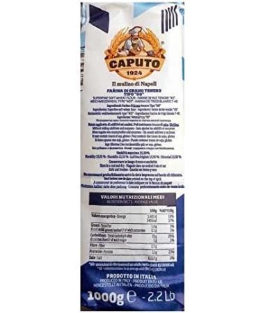 MULINO CAPUTO 6x Caputo klassiekmeel classic caputo flour 1kg type 00 - Buy Online on GoSupps.com