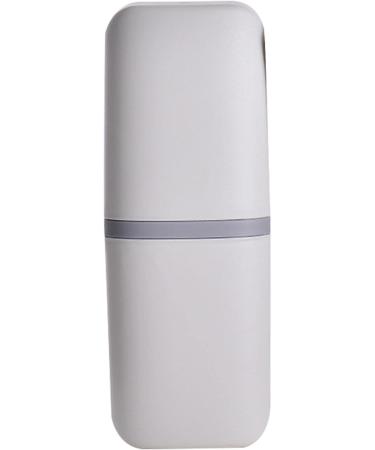 Buy Travel Toothbrush Cup - Removable Storage Box with 2 Cups | Ideal for Trips Business Camping & Daily Use - White - Buy Online on GoSupps.com