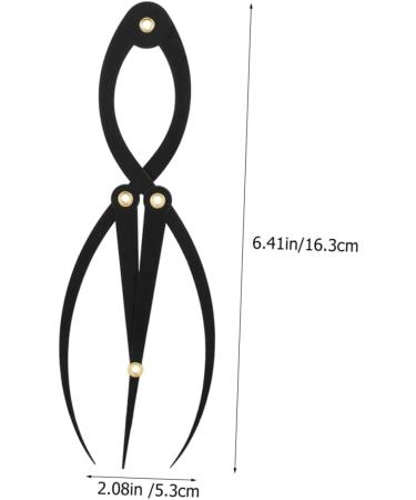 PLAFOPE Eyebrow Grooming Ruler Balance Caliper Ruler Eyebrow Measuring Tool Positioning Ruler Curve Scale - Buy Online on GoSupps.com