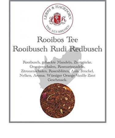 Lerbs & Hagedorn Rooibos Rooibusch Rudi Redbusch Tea 250g