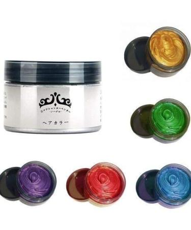 Temporary Yellow Hair Color Wax | Washable Styling Pomade for Parties Cosplay & Halloween - Buy Online on GoSupps.com
