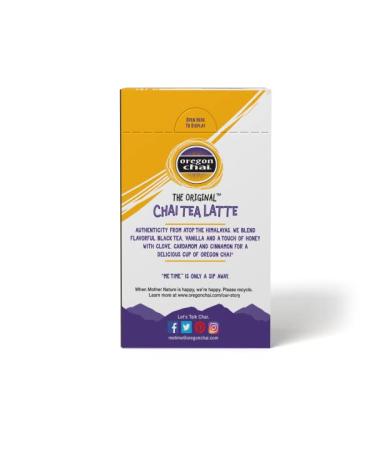 Oregon Chai Original Chai Tea Latte Single Serve Powdered Mix 8 Count - Pack of 6 - Buy Online on GoSupps.com