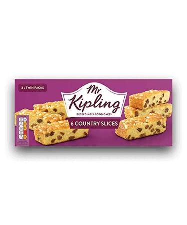 Mr Kipling Lot de 3 paquets de 6 tranches