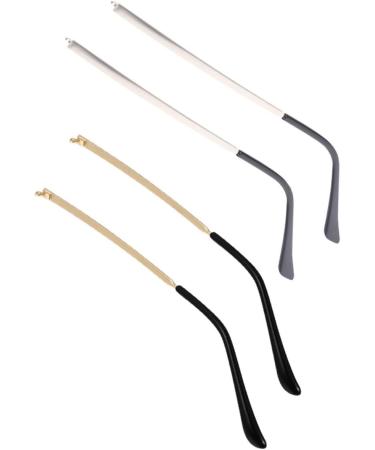 Ultechnovo 10 Pairs of Metal & Plastic Glasses Replacement Legs - Durable Spectacle Arm & Sunglasses Brackets with Screwdriver - Color Sorted 5 St. Pack - Buy Online on GoSupps.com