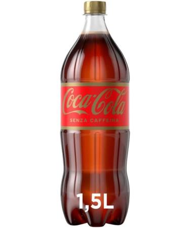 Cola-Cola Senza Caffeina PET Soft Drinks 1.5L Coke Free Caffeina (Pack of 6)