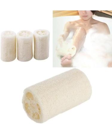 4 Count Loofah Exfoliating Body Scrubber - Natural Egyptian Shower Sponge for Women & Men | Perfect for Clean Skin Care & Spa Bath - Buy Online on GoSupps.com