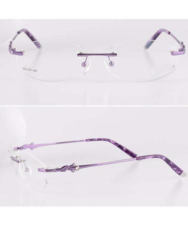 Deebow Glasses Replacement Bar - Metal Nose Bridge for 1-Hole Borderless Frames - Purple Repair Parts - Buy Online on GoSupps.com