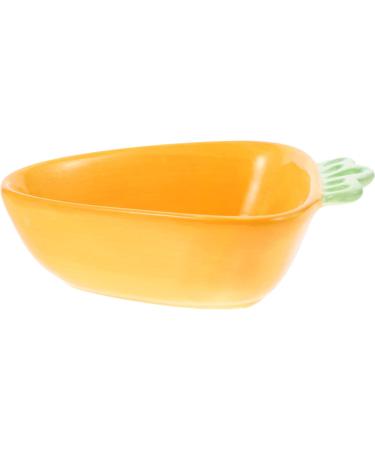ULTECHNOVO Ceramic Carrot Food Bowl for Small Animals - Hamster Feeding Bowl - Buy Online on GoSupps.com
