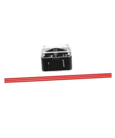 Beavorty 1 Set Eyebrow Pencil Waterproof Black Eyeliner Pencil Sharpener Tattoos Positioning Pen Gel Pen Miss 1 count (Pack of 1) Red