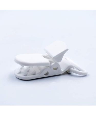 10pcs Reusable Plastic Pins for Baby Dummy Pacifier Clips | Toy Craft Supplies - White - Buy Online on GoSupps.com