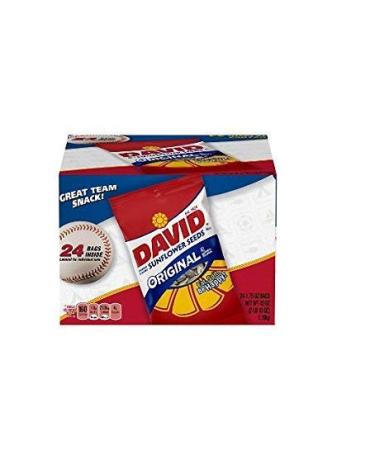 David Original Sunflower Seeds 24CT Box - Buy Online Now - Buy Online on GoSupps.com