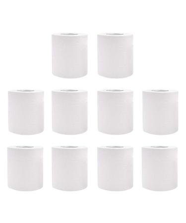 MILISTEN Toilet Paper Wooden Pulp Soft Toilet Tissue Paper Rolls Napkin Hand Towels for Home Bathroom Kitchen 10 Rolls 100g