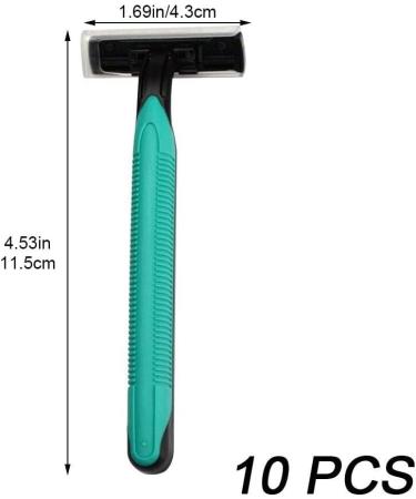 Buy 10PC Disposable Razors for Men - Versatile Hygienic & Eco-Friendly Beard Trimmer - Perfect for Travel! - Buy Online on GoSupps.com