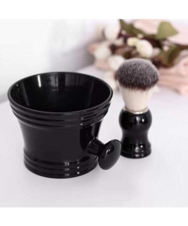 Traditional Beard Shaving Tools Set: ABS Mug Bowl & Shaving Brush Kit - Buy Online on GoSupps.com