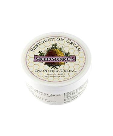 Skidmore's Restoration Cream | Leather Repair Cream for Furniture, Leather Conditioner, Softener | Leather Restoration Cream Will Also Restore Antique Wood | Non-Toxic Formula, Made in USA | 6 Ounces 6 oz