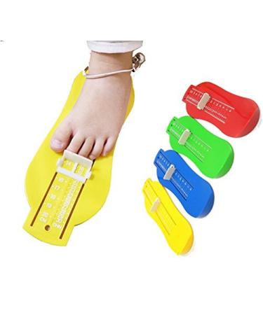 Qingsun Toddler's Baby Children Shoe Foot Length Measuring Device Shoes Measuring Gauge Fitting Device Foot Gauge(blue)