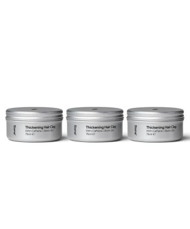 Sons Hair Thickening Clay for Men, Caffeine & Biotin Hair Styling Pomade, Promotes Growth & Thickening, Leave-in Treatment, Anti Hair Loss - 3 Months