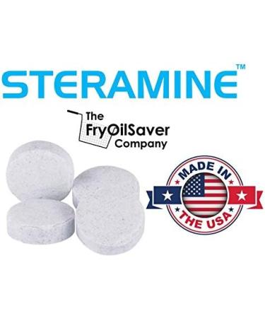 FryOilSaver Co. Sanitizing Kit Steramine Sanitizing Tablets and QT-10 Test Strips. 1G-QT-10 800 Tablets (Pack of 6 Bottles and 30 Test Strips) 150 Count (Pack of 6) - Buy Online on GoSupps.com