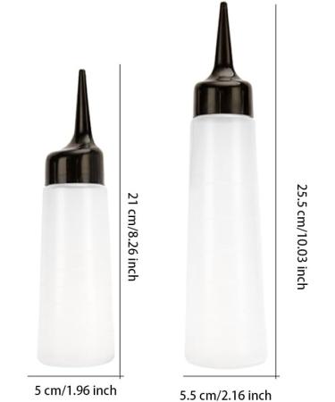 dijiusidy Applicator Bottle Squeezable Portable Home Hair Washing Coloring Dispenser Hotel Salad Dressing Seasoning Organizer L - Buy Online on GoSupps.com