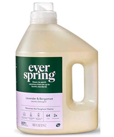 Everspring HE Laundry Detergent 100 FL OZ (3.12 QT) 2.9 L (Lavender & Bergamot)