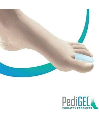 PediGel Toe Separator for Overlapping Toes - 4 Units - Medically Approved Polymer Gel - Universal Fit - Buy Online on GoSupps.com