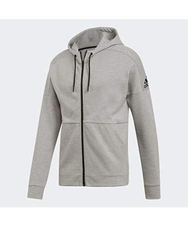 adidas Men's Id Stadium Full-Zip Hoodie - Small - Mgsogr/Rawwht - Buy Online on GoSupps.com