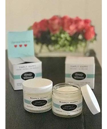 Simply HAPPY Anti-Aging Whipped Tallow Facial Butter w/CoQ10 - 100% Natural & Unscented (2oz) | Treats Eczema, Psoriasis, Rosacea & Scars - Buy Online on GoSupps.com