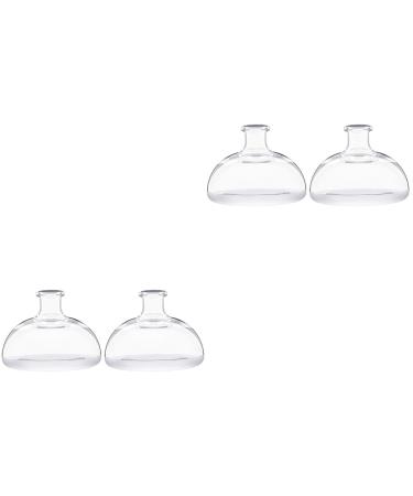 Minkissy 4 pieces baby mucus device Versatile baby heathcare baby mucus remover remover removering palm breast percussion cup take sputum patting sputum tool pressure sputum cup body