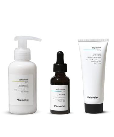 Sensitive Skin-care Kit Routine Kit For Unisex Face Wash Ser-um & Moisturizer Combo 200g