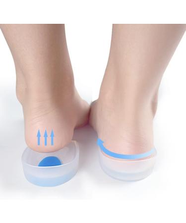 Kids Silicone Heel Cups - Shock Absorbing Support for Heel Spurs, Plantar Fasciitis, and Ankle Pain (L Big Kids 4-7) - Buy Online on GoSupps.com