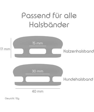 moosh Silicone Airtag Holder for Dogs & Cats | Stylish & Safe Pet Tracker | International Shipping Available - Buy Online on GoSupps.com