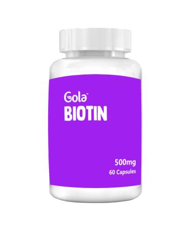 Gola BIOTIN in Capsules - 500mg 60 Capsules