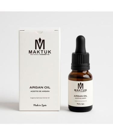 MAKTUK BOTANIC COSMETIC Argan oil 100 pure and organic argan oil for hair face body and nails moisturizing shiny and soft for skin and hair 30 ml - Buy Online on GoSupps.com