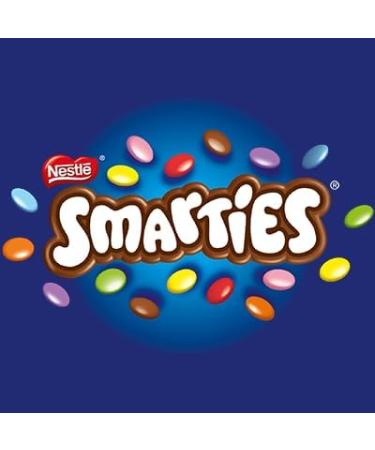 Nestle White Smarties Small Hexagonal Tube Colorful Chocolate Gift For Kids Engulf in Colorful Crunchy Shells 12 Packs of 38g Hexagonal Tubes - Buy Online on GoSupps.com
