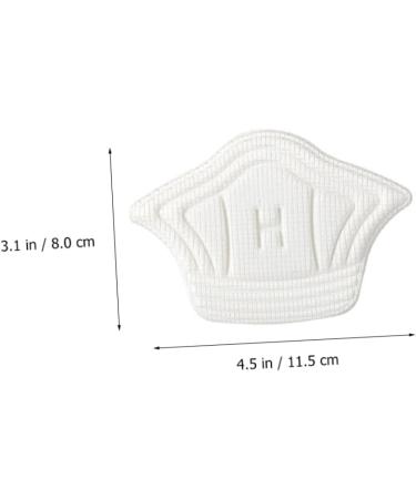 FRCOLOR Anti-Slip Heel Pads for Women | 2 Pairs Cushions for Closed Toe High Heels & Kitten Heels | Comfort & Support Shoe Stickers 11.5x8x1cm - Buy Online on GoSupps.com