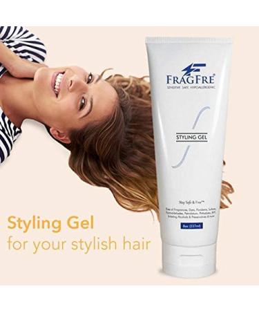 Hair Styling Set for Sensitive Skin 8 oz/ea (3-Pack Gift Set) - Detangler-Styling Gel-Finishing Spray - Fragrance Free Paraben Free Hypoallergenic - No Burning or Itching Hair Styling - Vegan - Buy Online on GoSupps.com